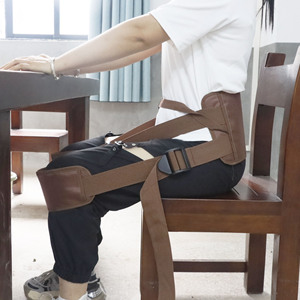 เข็มขัดนั่งสมาธิแบบปรับได้ สายรัดโยคะสำหรับนั่งสมาธิ ช่วยจัดตำแหน่งกระดูกสันหลัง ปรับรูปร่างสะโพก รองรับการฝึกฝน - Product Image 3