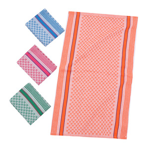 Colorful Checkered Tea Towel 38x64 Cm Cotton Polyester Thickened Absorbent <b>Kitchen</b> Tea Room Cleaning Mat Rectangle - Product Image 5