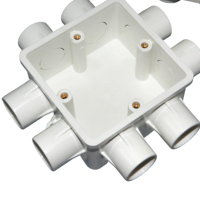 Boîtier de commutation à 8 voies fabriqué en PVC de qualité supérieure avec des caractéristiques ignifuges supérieures-Idéal pour les applications de commutation en intérieur