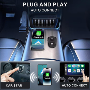 Không dây Carplay <span class=keywords><strong>Adapter</strong></span> Auto Dongle <span class=keywords><strong>Adapter</strong></span> cho Apple iPhone Android âm thanh Splitter chuyển đổi cho xe chơi có dây không dây - Product Image 4