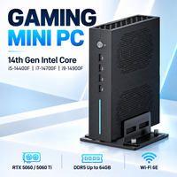 Komputer Mini Intel Core I9-14900F RTX 5060 Ti 16GB 64GB DDR5 2TB SSD PC Gaming dengan WiFi 6E untuk Rendering dan Desain 3D