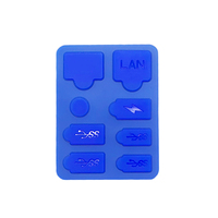 8 en 1 Pack bouchon anti-poussière pour PS5 Slim Console Silicone protecteur Console de jeu Anti-poussière Plug pour play station 5 Slim Console
