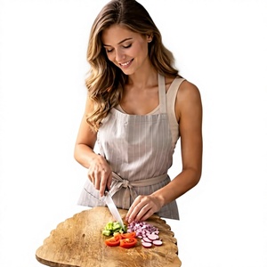 Tabla de Cortar de Madera Ecológica, Apta para Lavavajillas, 1.5 cm de Grosor, Forma Rectangular con Mango de Madera para Cuchillo - Product Image 1