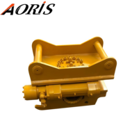 Accouplement rapide hydraulique rotatif à 360 degrés de taille S45, directement de l'usine, pour excavatrice de 5 à 9 tonnes