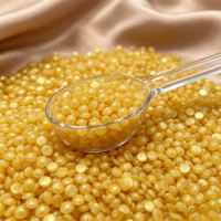 Perles de cire dépilatoire dure à chaud 500g, cire de colophane dorée, vente en gros, épilation indolore pour le maillot, les jambes et le visage, pour salons de beauté et usage domestique