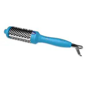 Brosse à friser chauffante 1 1/2 pouces pour cheveux fins à moyens Brosse à coiffer à chaleur instantanée Brosse à friser les cheveux