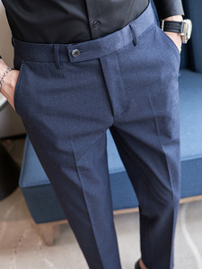 <span class=keywords><strong>Pantalon</strong></span> de costume d'affaires en <span class=keywords><strong>laine</strong></span> pour hommes de printemps <span class=keywords><strong>et</strong></span> d'été <span class=keywords><strong>pantalon</strong></span> extensible confortable <span class=keywords><strong>et</strong></span> mince <span class=keywords><strong>pantalon</strong></span> pour hommes de grande taille - Product Image 4