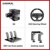 Paquete de Simulación de Carreras MOZA Racing R3 3.9Nm Direct Drive con Volante ESX y Pedales para Xbox y PC, Compatible con Venta al Por Mayor Global