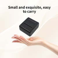 Portable 58mm 2 pouces Mini imprimante d'étiquettes de codes à barres mobile thermique pour appareils mobiles produit des stocks de papier thermique d'autocollants de poche