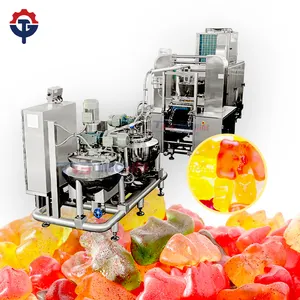 TG Precision-engineered automatic jelly gummy making machine gummy candy bottle jar packing machine