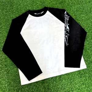 MT1332 Magliette a Maniche Lunghe da Uomo in 100% Cotone con Stampa DTG, Stile Regolare, Collo Tondo, Abbigliamento Streetwear per Uomo Prodotto in Cina - Product Image 1