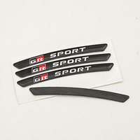 Autocollants de roue de voiture avec Logo GR Sport en aluminium, 4 pièces/ensemble, pour Toyota Yaris CH R RAV4 Corolla Hilux GR Gazoo Racing, accessoires