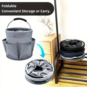 Portable Foldable Picnic & Garden <b>Tool</b> Basket Outdoor Travel Storage Toiletry Bag for Promotional Business Gifts - Product Image 3