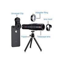 Téléphone portable Mini télescope portable Zoom 12x Objectif macro pour appareil photo de smartphone
