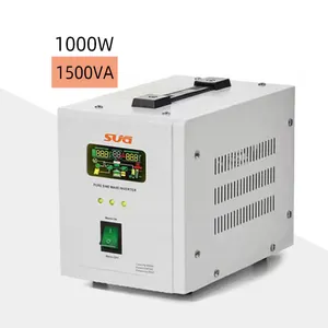 Bộ Biến Tần Sóng Sin Tinh Khiết Tần Số Thấp 1000W 1500VA 24VDC Bộ Biến Tần Năng Lượng Mặt Trời Hệ Thống Điện Gia Dụng