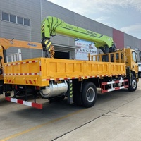Camión Grúa Plegable de Servicio Pesado Dongfeng 6x4 de 10 Toneladas con Control Remoto por Radio para Logística de Carga de Contenedores Portuarios