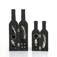 Ensemble d'ouvre-bouteille d'accessoires de vin en acier inoxydable respectueux de l'environnement transfrontalier tire-bouchon multifonctionnel verseur grande bouteille de vin