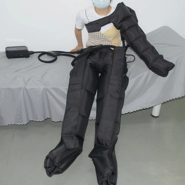 Leg Compression Lymphatic Drainage System Air Compression Leg Massager Recovery Boots