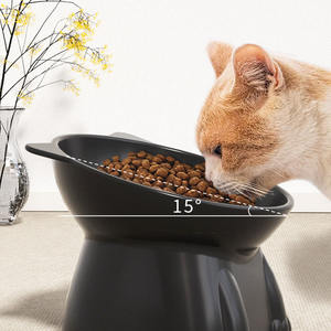 Atacado Plastic <span class=keywords><strong>Pet</strong></span> <span class=keywords><strong>Bowl</strong></span> Fácil de limpar Dog Cat Feeding <span class=keywords><strong>Bowl</strong></span> com Pescoço Proteção Recurso Economicamente Preço - Product Image 3