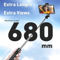 Trépied intelligent extensible sans fil pour la fonction d'éclairage vidéo en direct mobile et pliable dans un emballage pratique