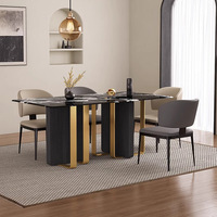 Chaise de salle à manger en métal avec dossier, style italien moderne et minimaliste, confortable, design simple pour restaurant et usage domestique