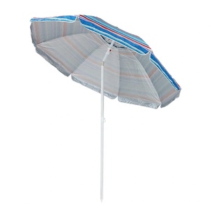 1.8m Vintage Style Rainbow Large Outdoor Sun UV Protect Sea Sand Beach ombrellone, Sombrillas de playa - Product Image 4