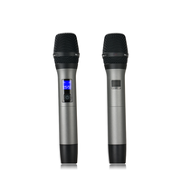 VM200 UHF Double 2 canaux Microphone sans fil Dynacord Transmission longue distance Système sans fil Micro pour performance scénique