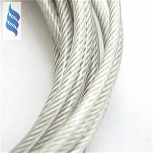 6*19 + fc-6.0 כדי 10.0 PA12 Nylon12 פלסטיק מצופה חמה מגולוון פלדת חוט חבל כבל - Product Image 5