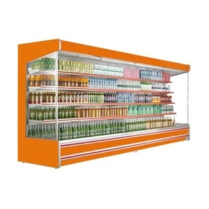商業用冷蔵庫エアカーテン冷蔵庫ディスプレイオープンチラー冷凍庫野菜フルーツ用 - Product Image 1