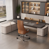 Meubles de bureau commerciaux Bureau de direction Bureau de direction moderne Bureau de direction en forme de L Bureau de direction modulaire Bureau de direction de luxe