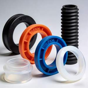 <b>Customized</b> OEM ODM CNC Machined Rubber Parts (NBR/Silicone/FKM/EPDM) | Molded Rubber Parts with for Machining - Product Image 1