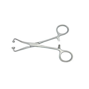 Pinza para toallas Backhaus de acero alemán de alta calidad, con mordazas de bola de 4 pulgadas y bloqueo de trinquete, manual, venta al por mayor, OEM - Product Image 5