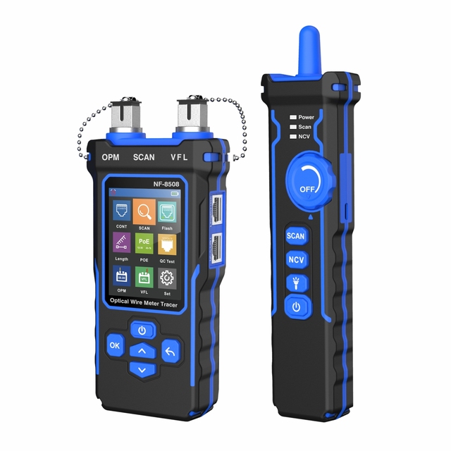 Noyafa NF-8508 Multi-Function Network Cable Tester Optical Power Meter & Visual Fault Locator