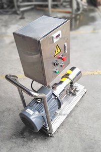 <span class=keywords><strong>Pompa</strong></span> Emulsionante a Tre Stadi ad Alto Taglio Mobile su Carrello con Ruote, Omogeneizzatore Portatile in Linea - Product Image 2
