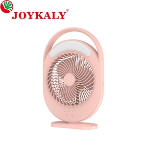 وصول جديد شاحن USB محمول 6 بوصة LED دوارة جودة قابلة لإعادة الشحن مروحة صغيرة - Product Image 2