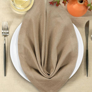 Serviettes de table classiques faites à la main 100% lin réutilisables et lavables réglage de table personnalisable pour la maison ou l'avion - Product Image 6