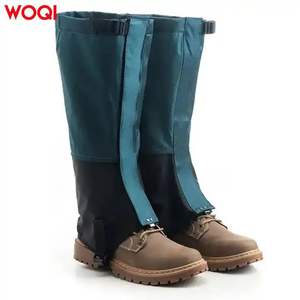 Protectores de piernas impermeables WOQI para senderismo, montañismo, deportes de nieve, camping al aire libre, para adultos, de neopreno y tela Oxford - Product Image 1