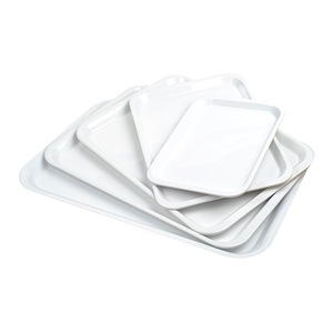 Wuhe Melamine Rectangular Tray A5 Nordic White Home Serving Tray For Tea Water Cups Commercial Use - Product Image 3