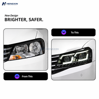 Ensemble de phares LED pour Volkswagen Passat B7 2011-2015, lentille de projecteur, feux de jour DRL, clignotant