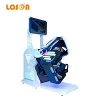 Dynamique 360 720 degrés vol 3d 9d vidéos VR chaise rotative simulateur Machine de jeu équipement réalité virtuelle