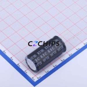 Condensateur électrolytique en aluminium à montage traversant ERT157M2GL35RR, composant à montage traversant THT, D18xL35mm 150uF 20% 400V 7.5mm - Product Image 2