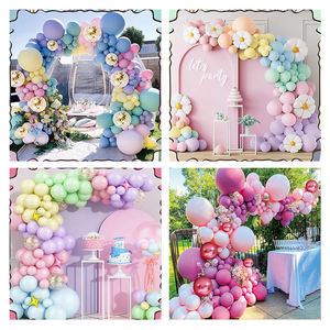 أفضل سعر مصنع بالجملة تجهيز حفلات الزفاف لوازم بيع مع سلسلة بالون متعدد الوردي - Product Image 5