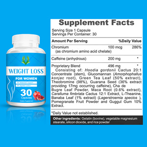 OEM Custom Formula Weight Loss Capsules Thermogenic Energy Support Boosts Metabolism Naturally Reduces Cravings - Product Image 2