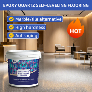 Peinture époxy pour sols à haute dureté, style marbre, auto-nivelante, revêtement écologique pour sols professionnels et d'entrepôt - Product Image 1