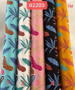 <strong>Wholesale</strong> High Quality Custom <strong>Somali</strong> <strong>Baati</strong> Printed 100% Spun Rayon Fabric Woven Fabric Lightweight OEM Accept - Product Image 2