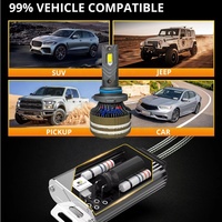 Bombilla LED para Faros Delanteros de Automóvil ODM OEM Personalizada H4 H7, 30000LM, Alto Lumen, H8 H9 H11 H27, HB3 HB4