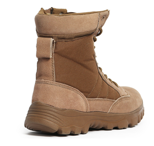 Botas ligeras para desierto TSB0902 para hombre, tallas 39-45, botas de combate para desierto, cuero vacuno, gamuza color caqui - Product Image 3