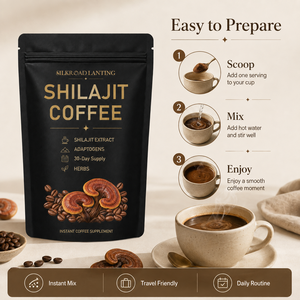 กาแฟสมุนไพรชิลลาจิตเข้มข้นผสมอะแดปโตเจนเพื่อเพิ่มพลังและเสริมสมรรถภาพชาย - Product Image 4