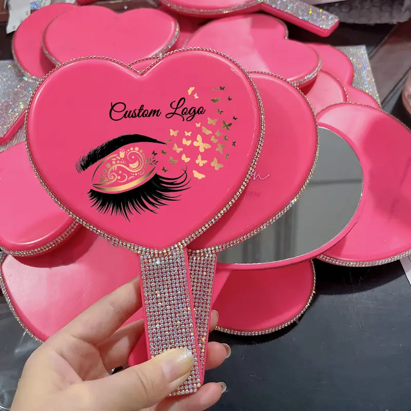Miroir cosmétique diamant brillant