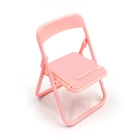 Supports de téléphone portable pliables et portables, design chaise colorée et mignonne, décorations de bureau
